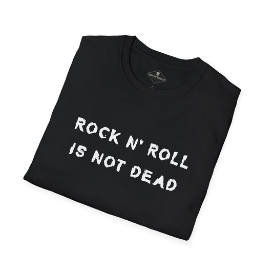 Rock N' Roll Is Not Dead Black T-Shirt