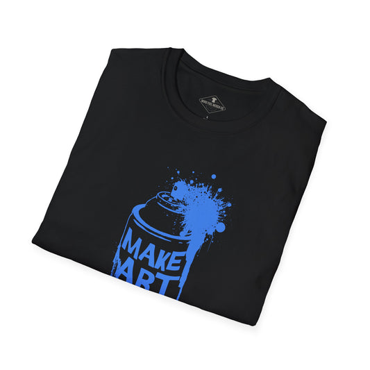 Make Art Not War Black T-Shirt