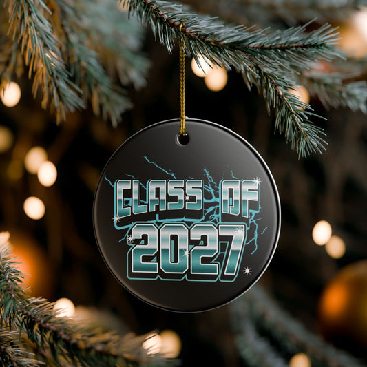 Class of 2027 Ceramic Christmas Tree Ornament