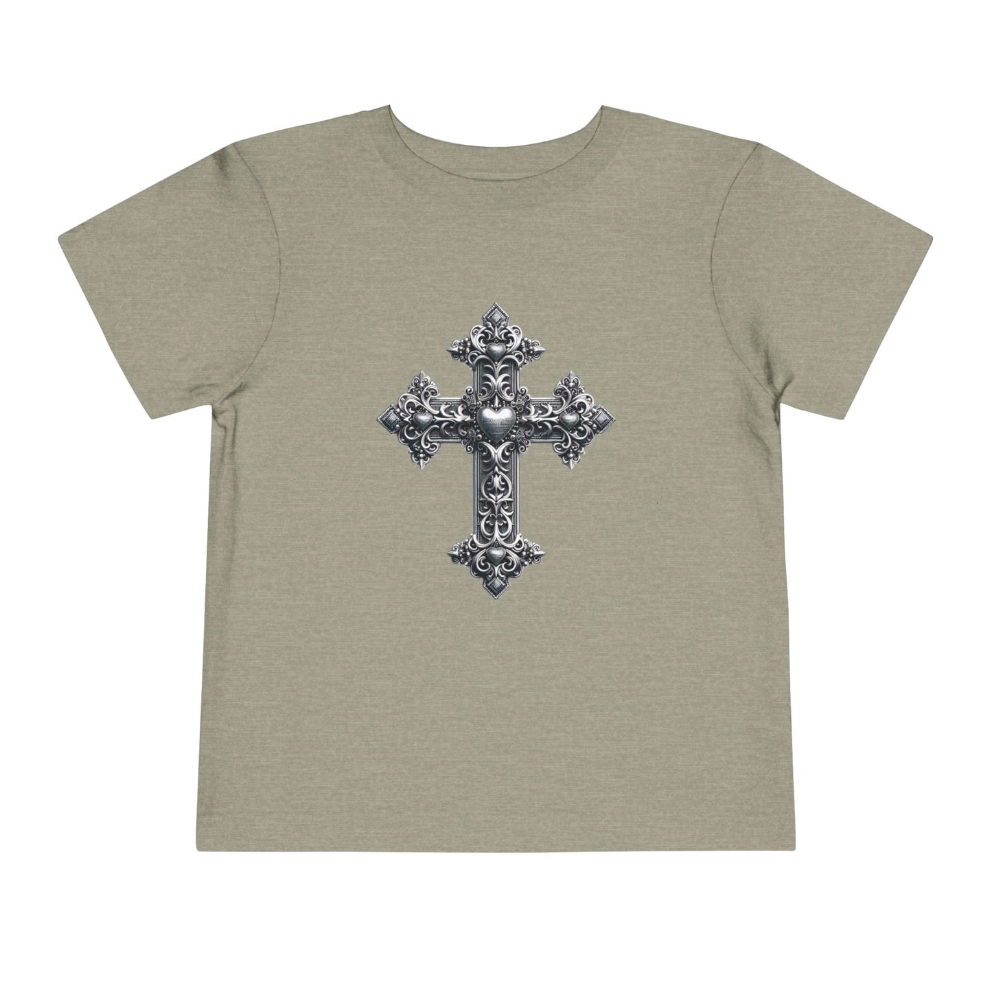 Ornamental Cross Grey Toddler T-Shirt