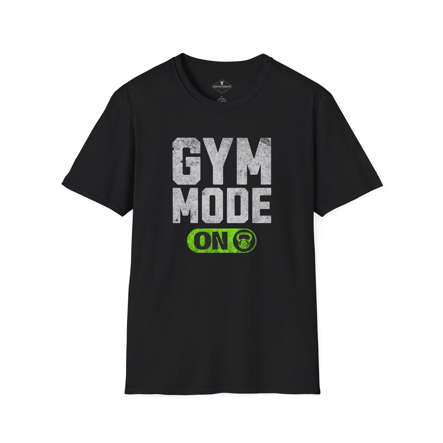 Gym Mode On Black T-Shirt