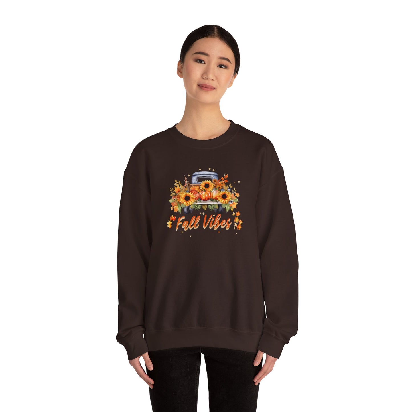 Fall Vibes Brown Sweatshirt