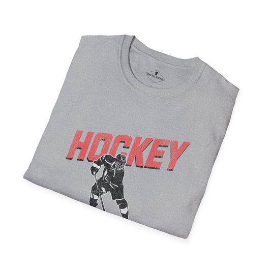 Hockey Have An Ice Day Grey T-Shirt