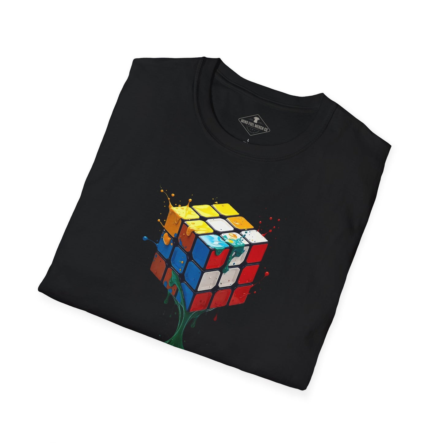 Abstract Cube Black T-Shirt