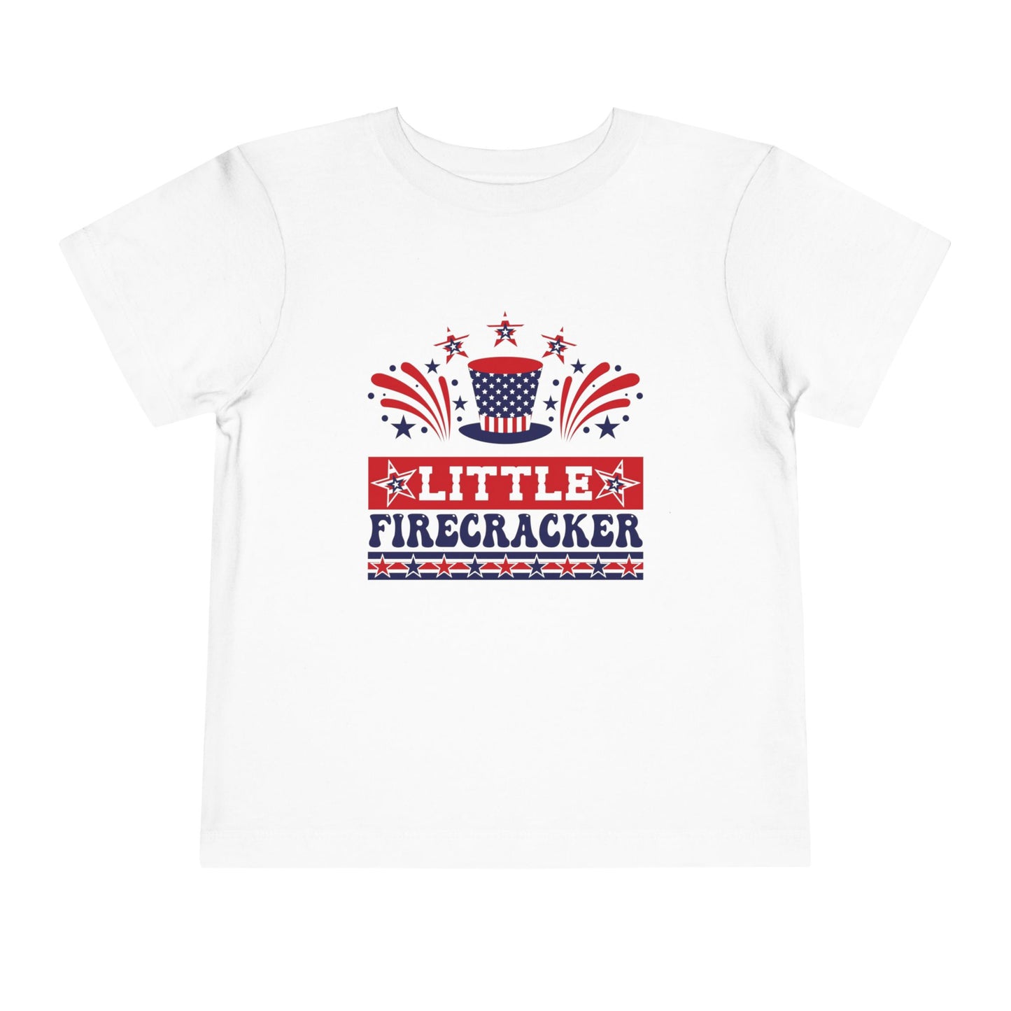 Little Firecracker White Toddler T-Shirt