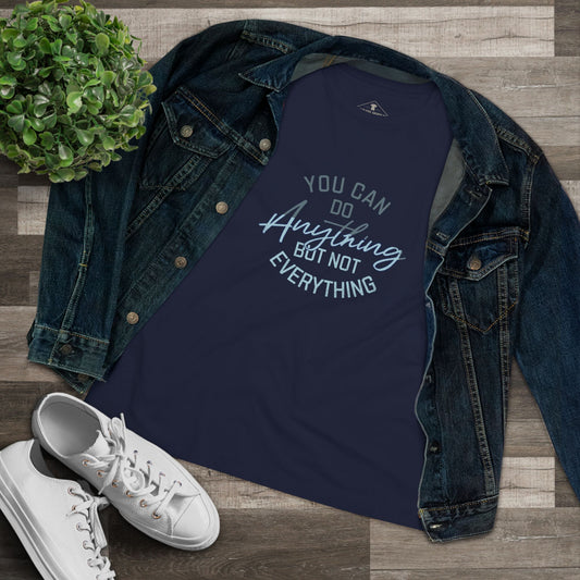 You Can Do Anything Navy Womens T-Shirt