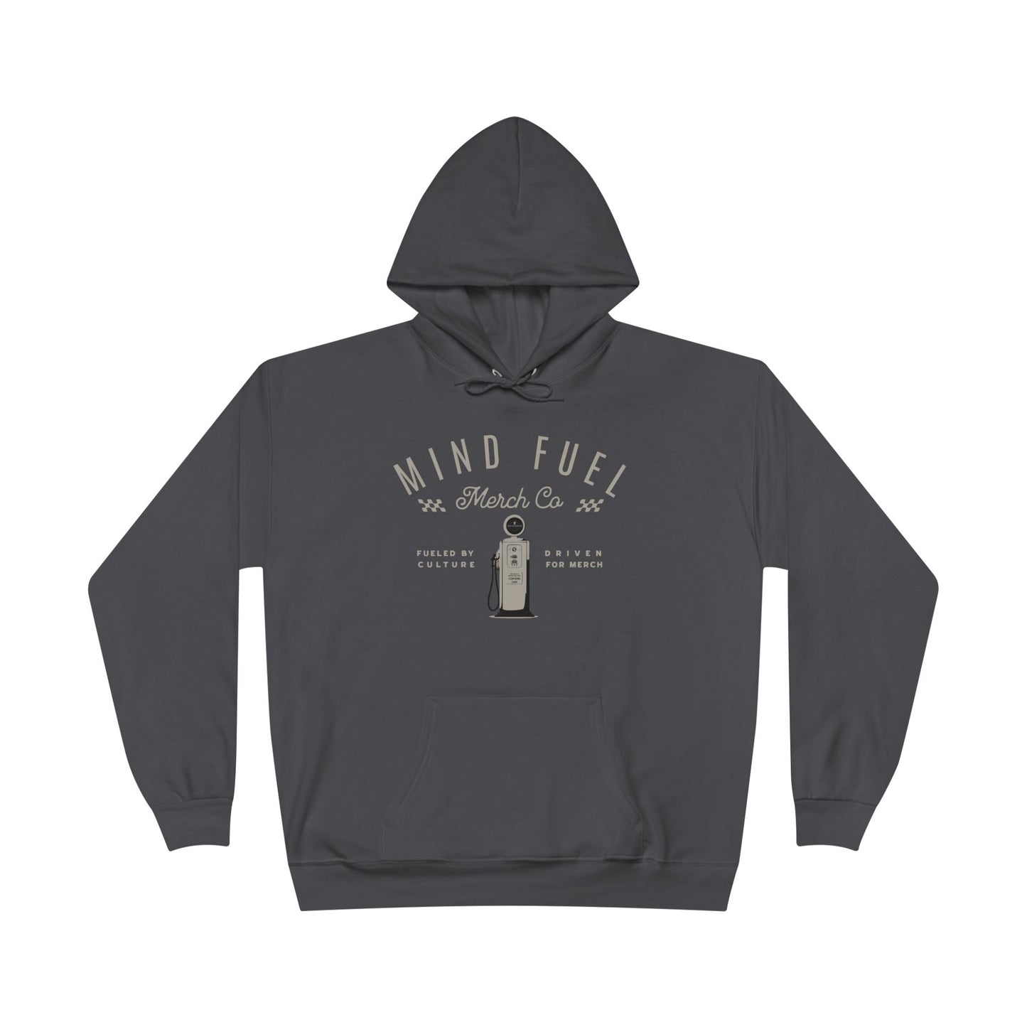 Mind Fuel Merch Charcoal Hoodie