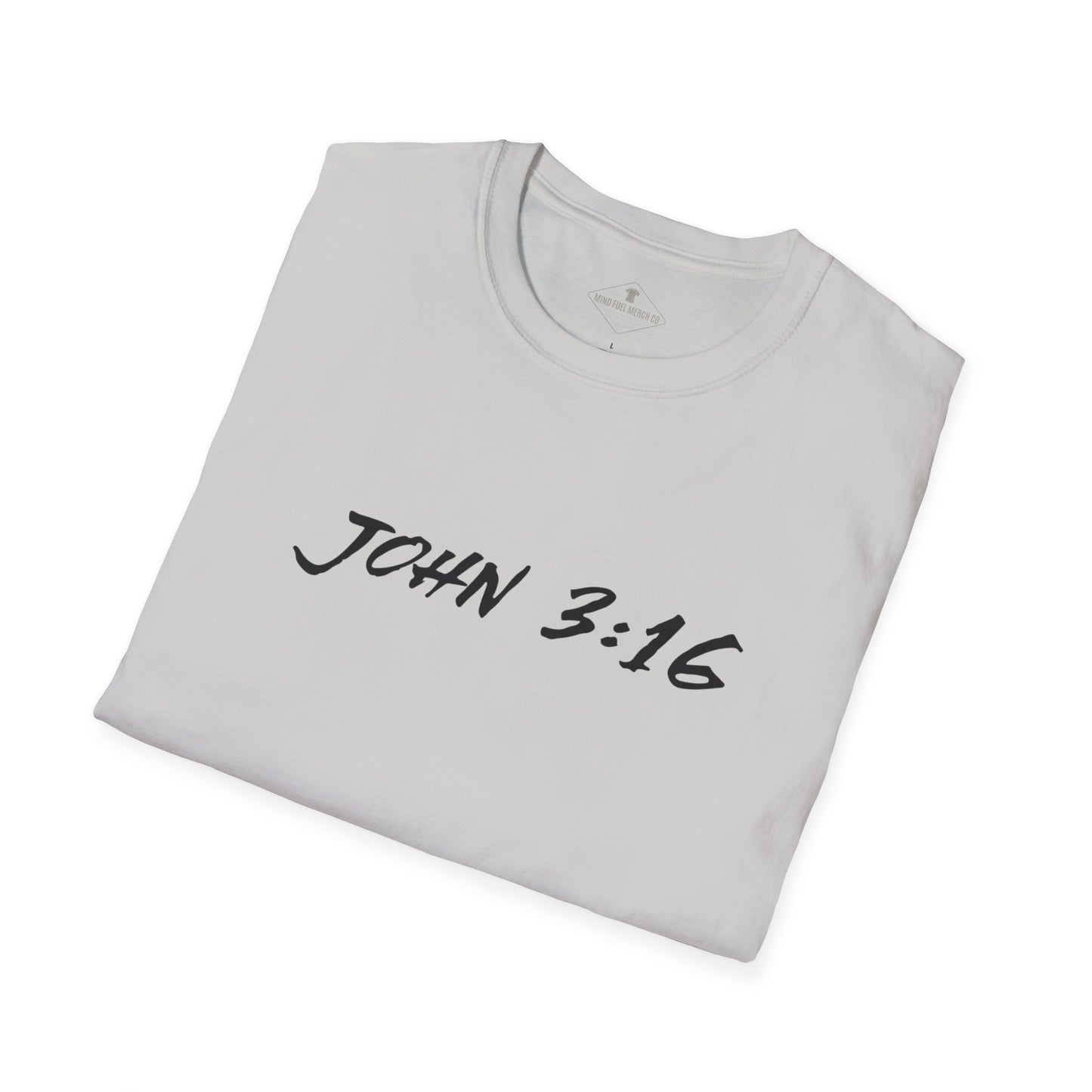 John 3:16 Silver Grey T-Shirt