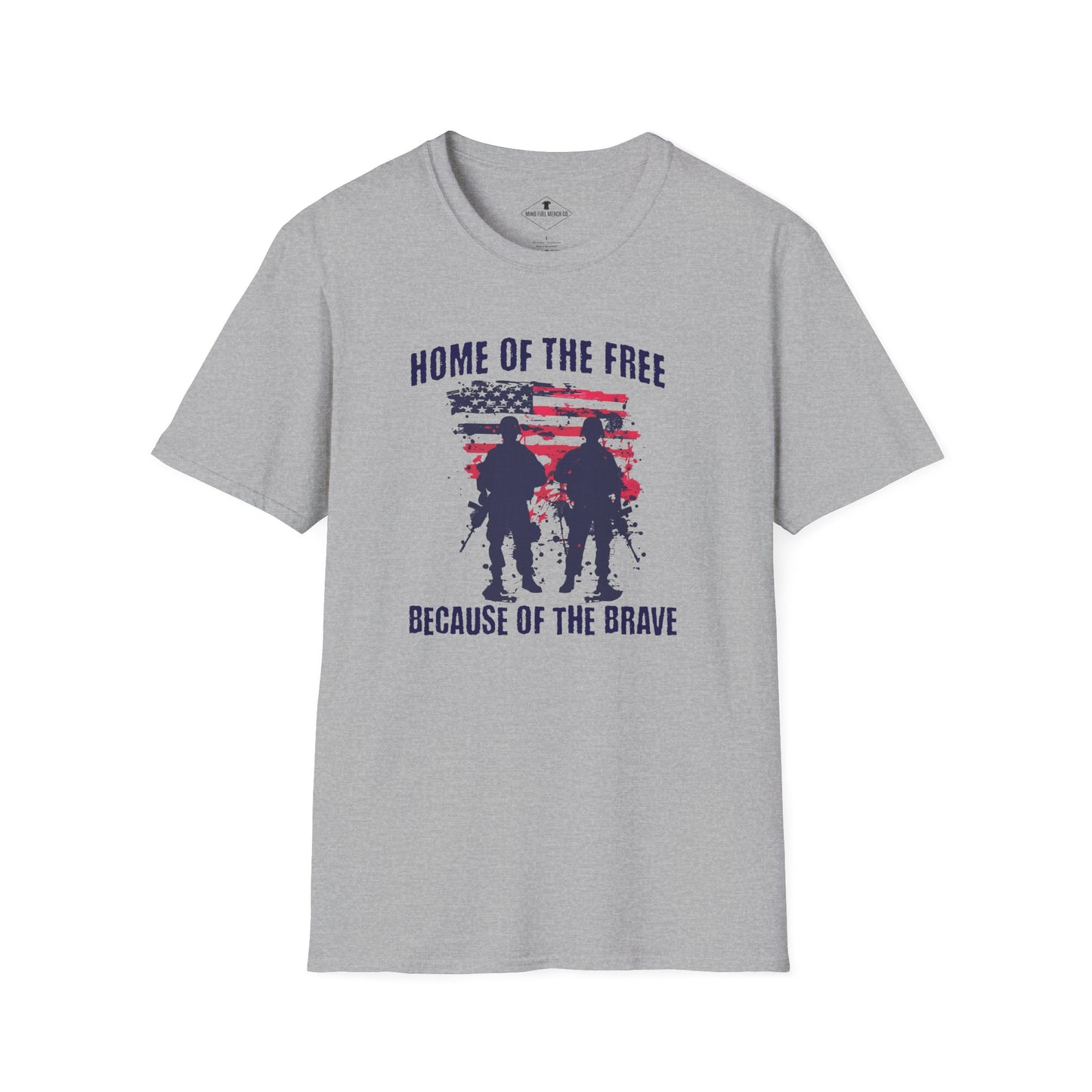 Home Of The Free Grey T-Shirt