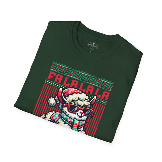 Fa La La La Llama Forest Green T-Shirt
