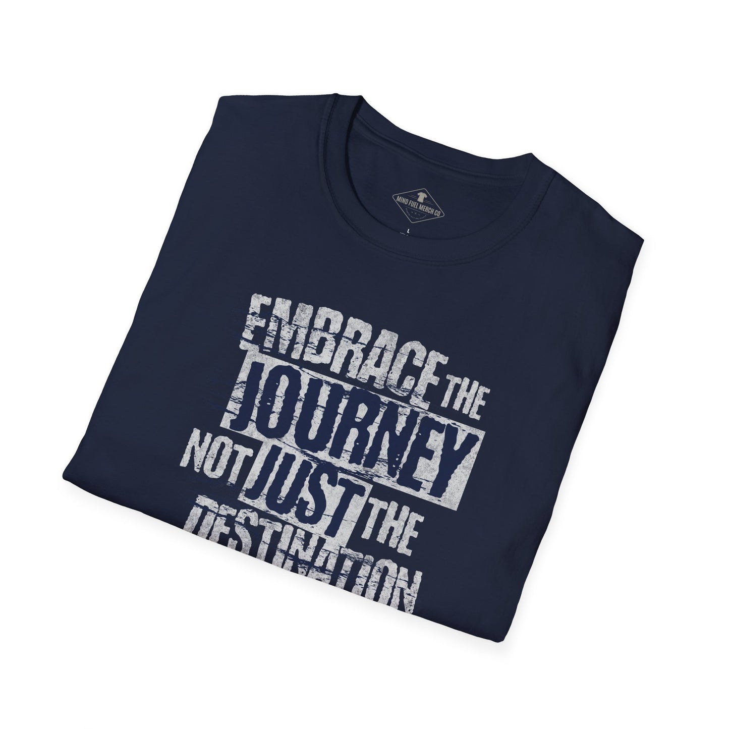 Embrace The Journey Navy Blue T-Shirt