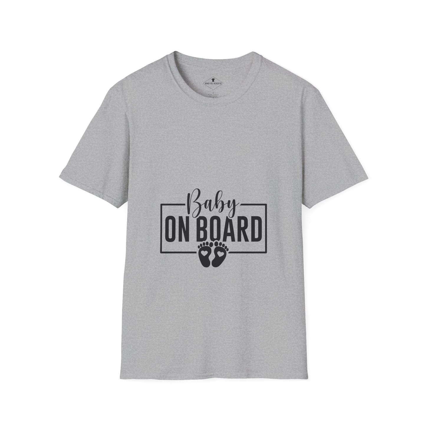 Baby On Board Grey T-Shirt