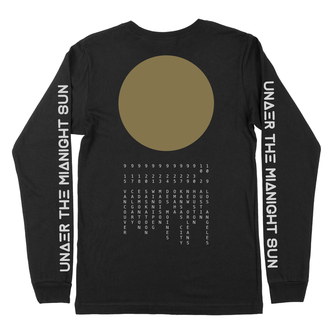 The Cult Under The Midnight Sun Black Long Sleeve T-Shirt
