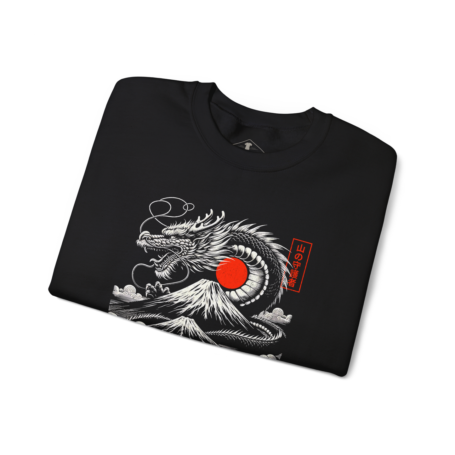 Japanese Dragon Power & Grace Black Sweatshirt