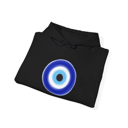 Evil Eye Charm Black Hoodie