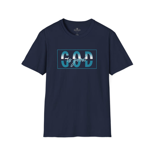 God Is Good Navy Blue T-Shirt