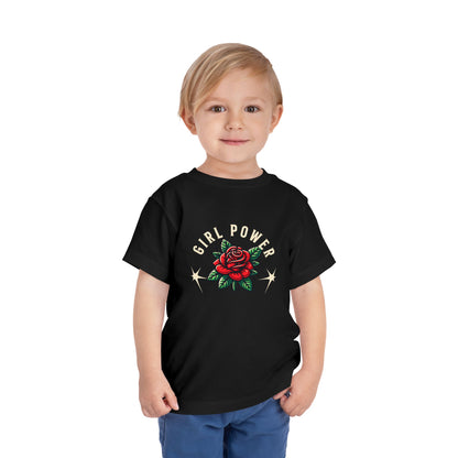 Girl Power Black Toddler T-Shirt