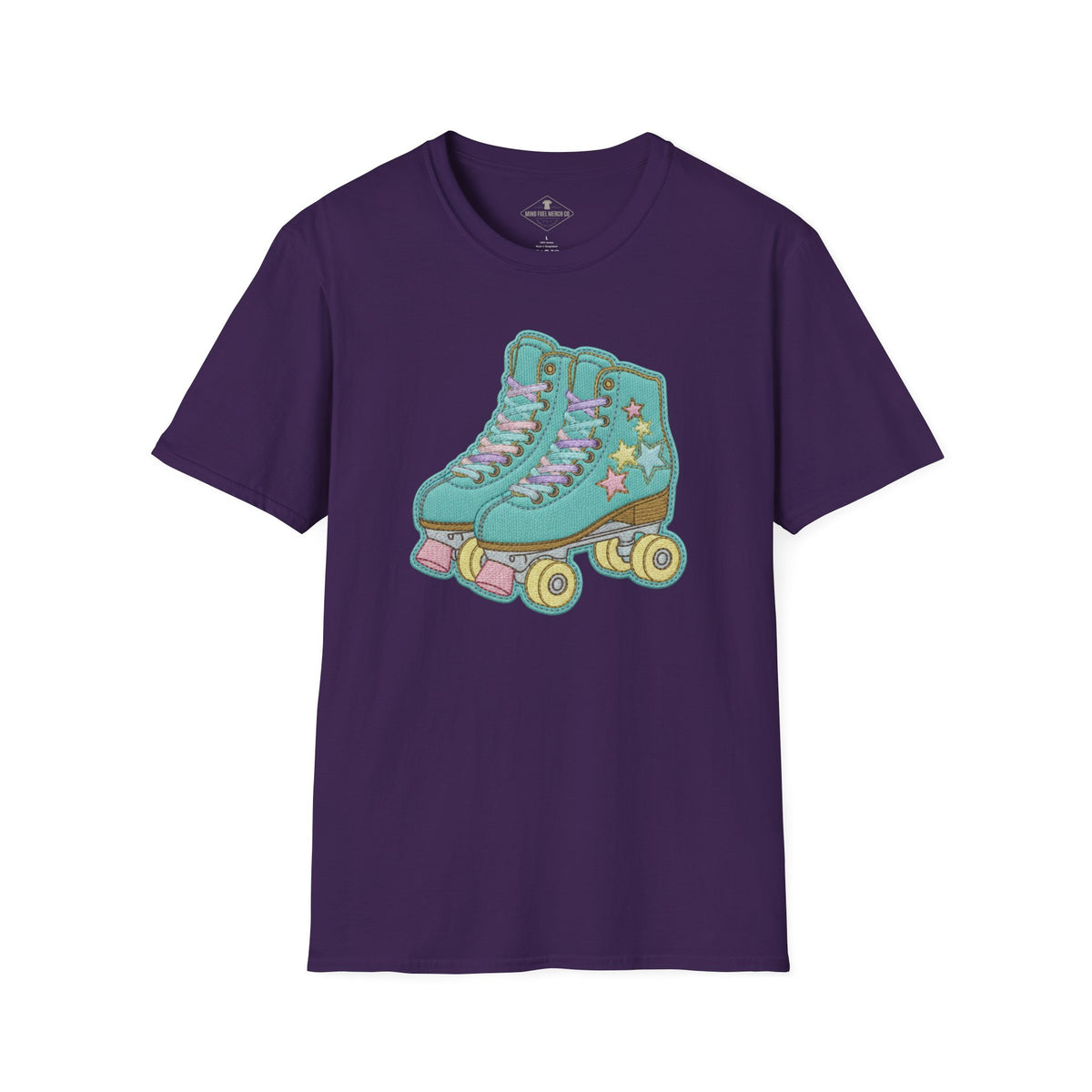 Vintage Roller Skates Purple T-Shirt