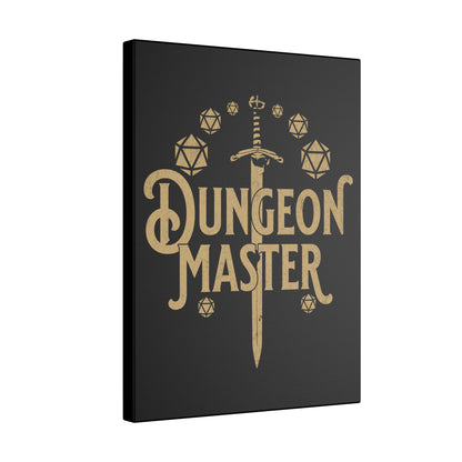 Dungeon Master Black Wall Canvas