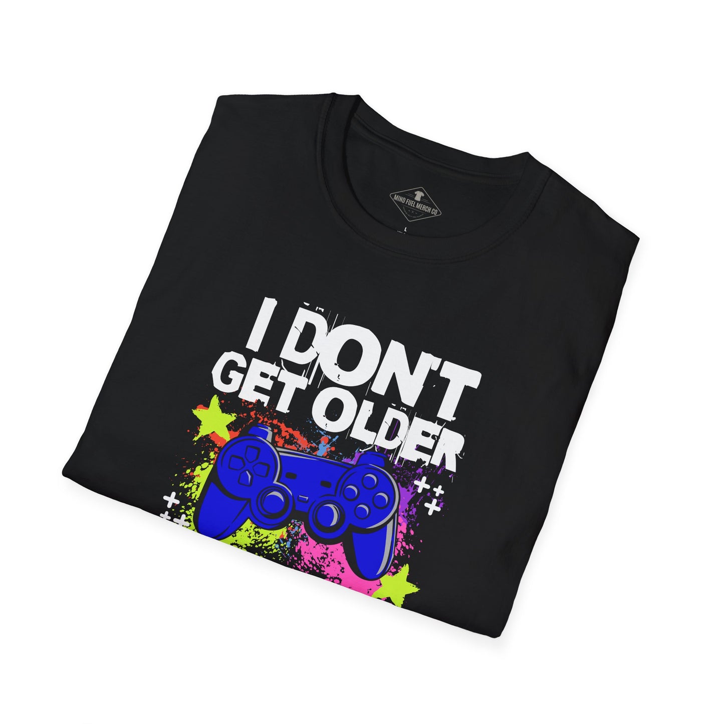 Level Up Black T-Shirt