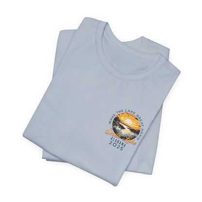 Smith Lake Sunset Light Blue T-Shirt