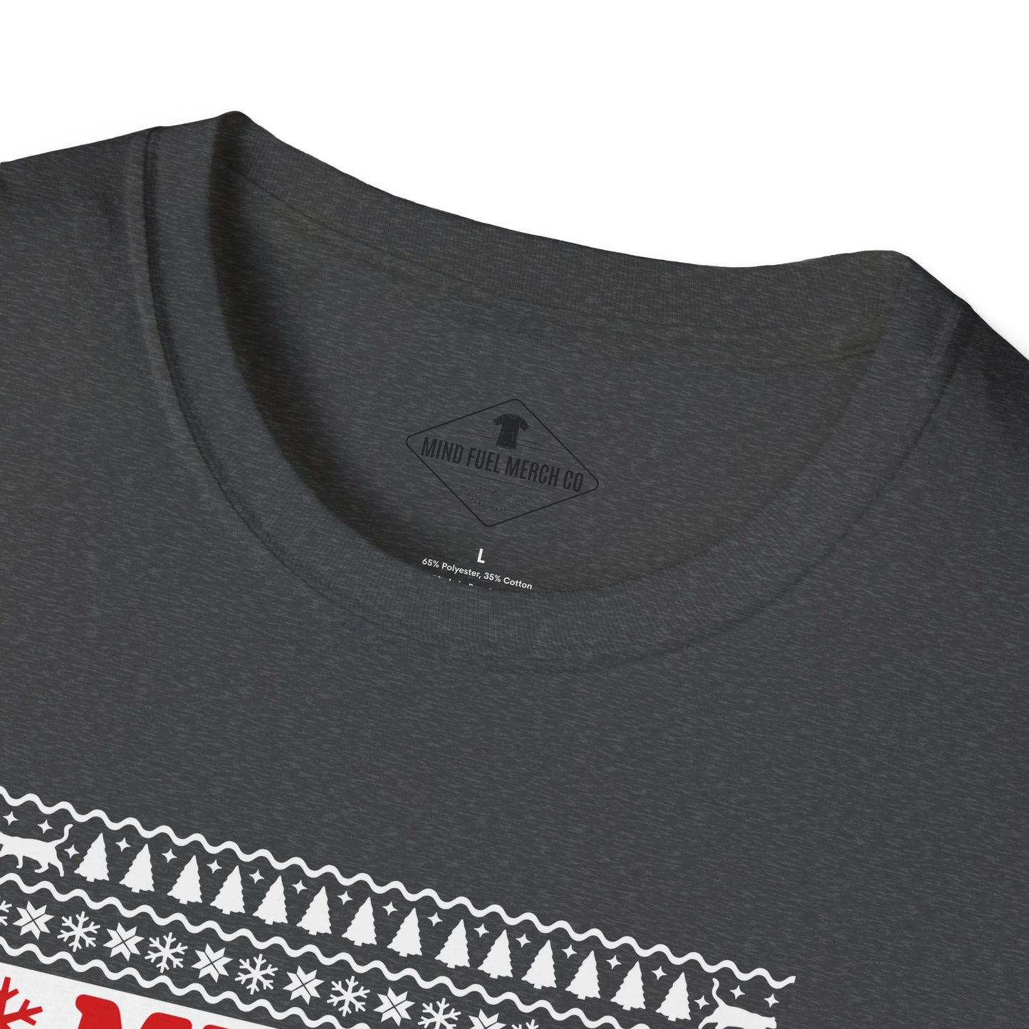 Meowy Catmas Christmas Dark Grey T-Shirt