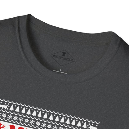 Meowy Catmas Christmas Dark Grey T-Shirt