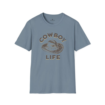 Cowboy Life Slate Blue T-Shirt