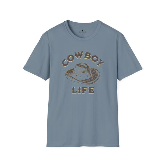 Cowboy Life Slate Blue T-Shirt