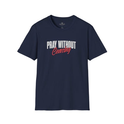 Pray Without Ceasing Navy Blue T-Shirt