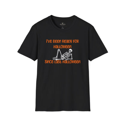 Ready For Halloween Skeleton Black T-Shirt