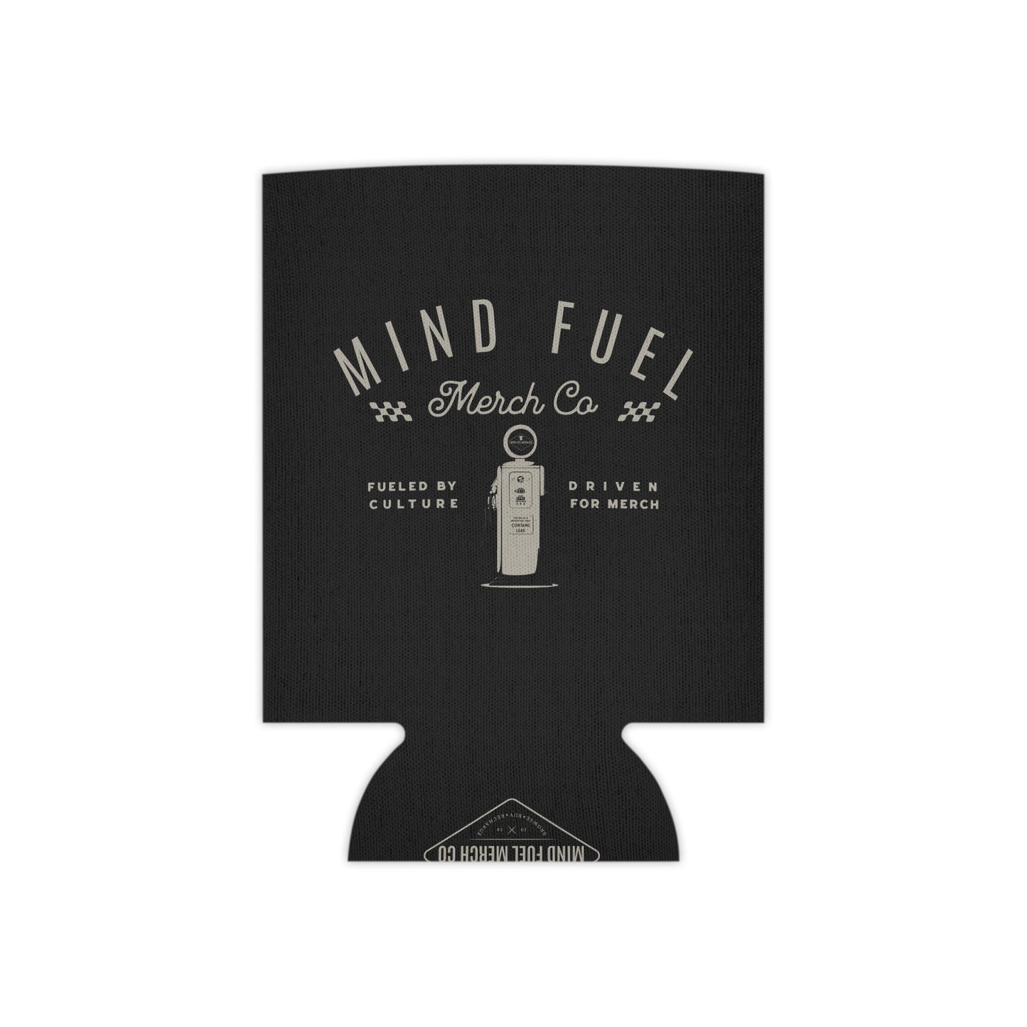 Mind Fuel Merch Black Koozie Can Cooler