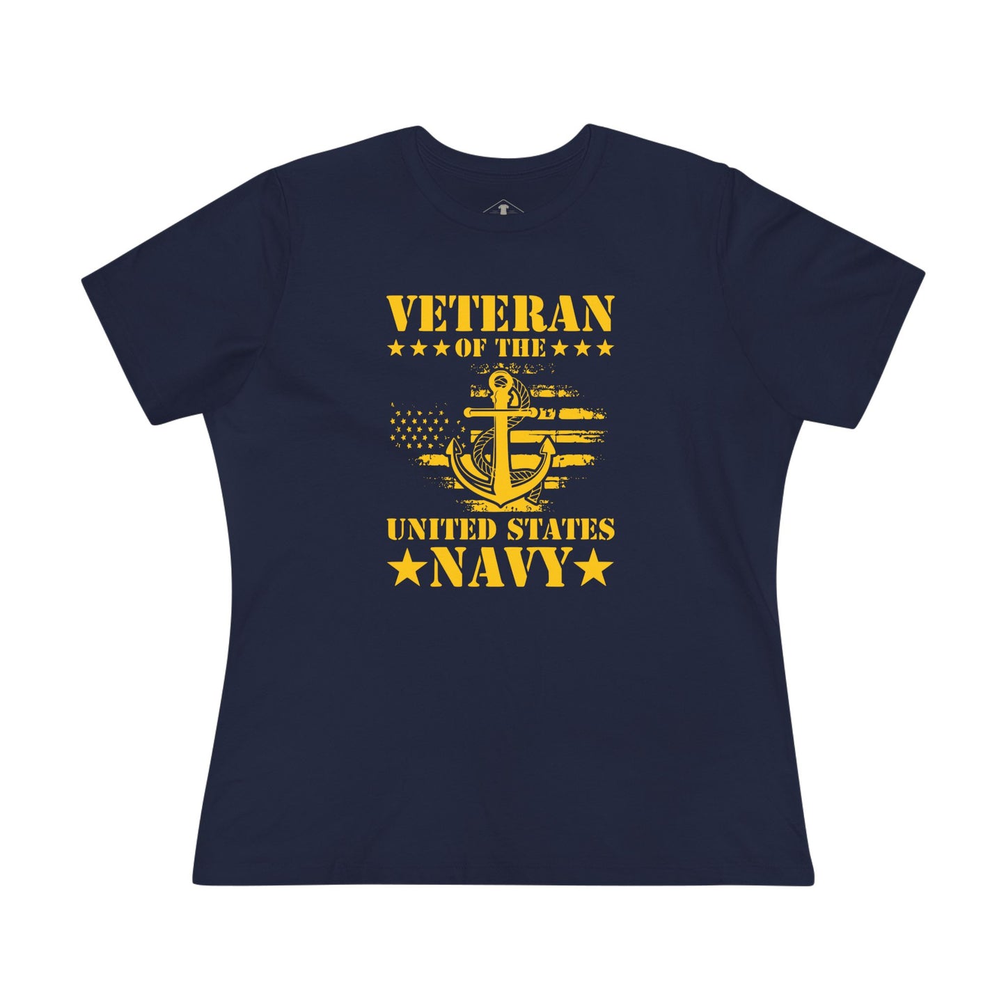 US Navy Veteran Blue Womens T-Shirt