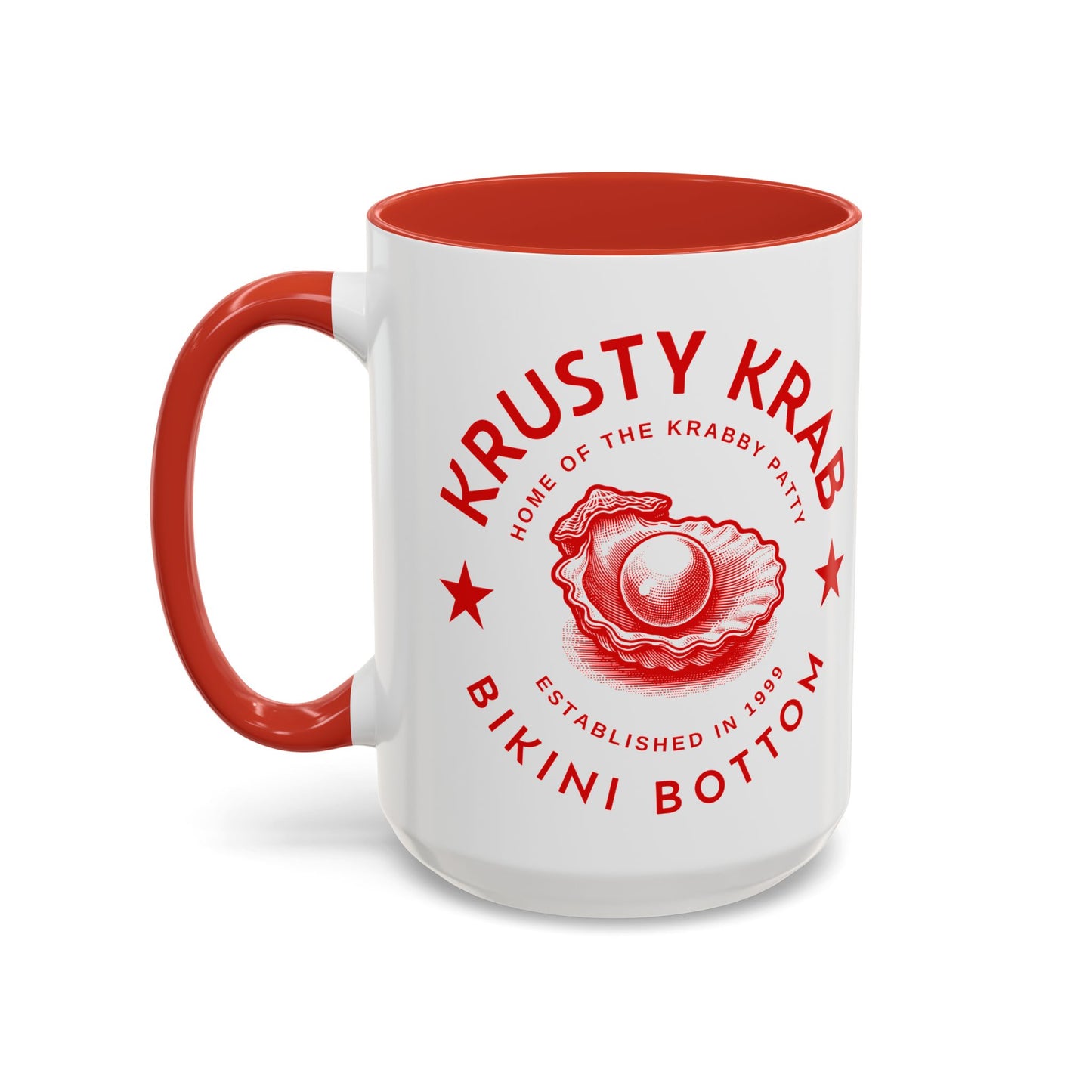 Krusty Krab Red Accent Mug