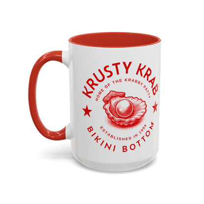 Krusty Krab Red Accent Mug