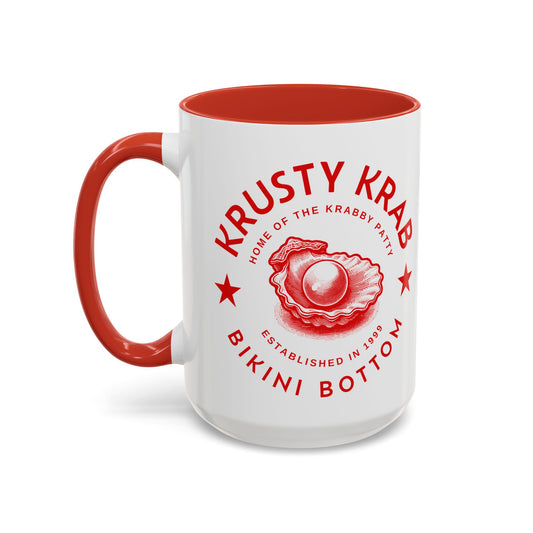 Krusty Krab Red Accent Mug