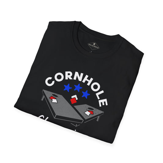Cornhole Champion Black T-Shirt