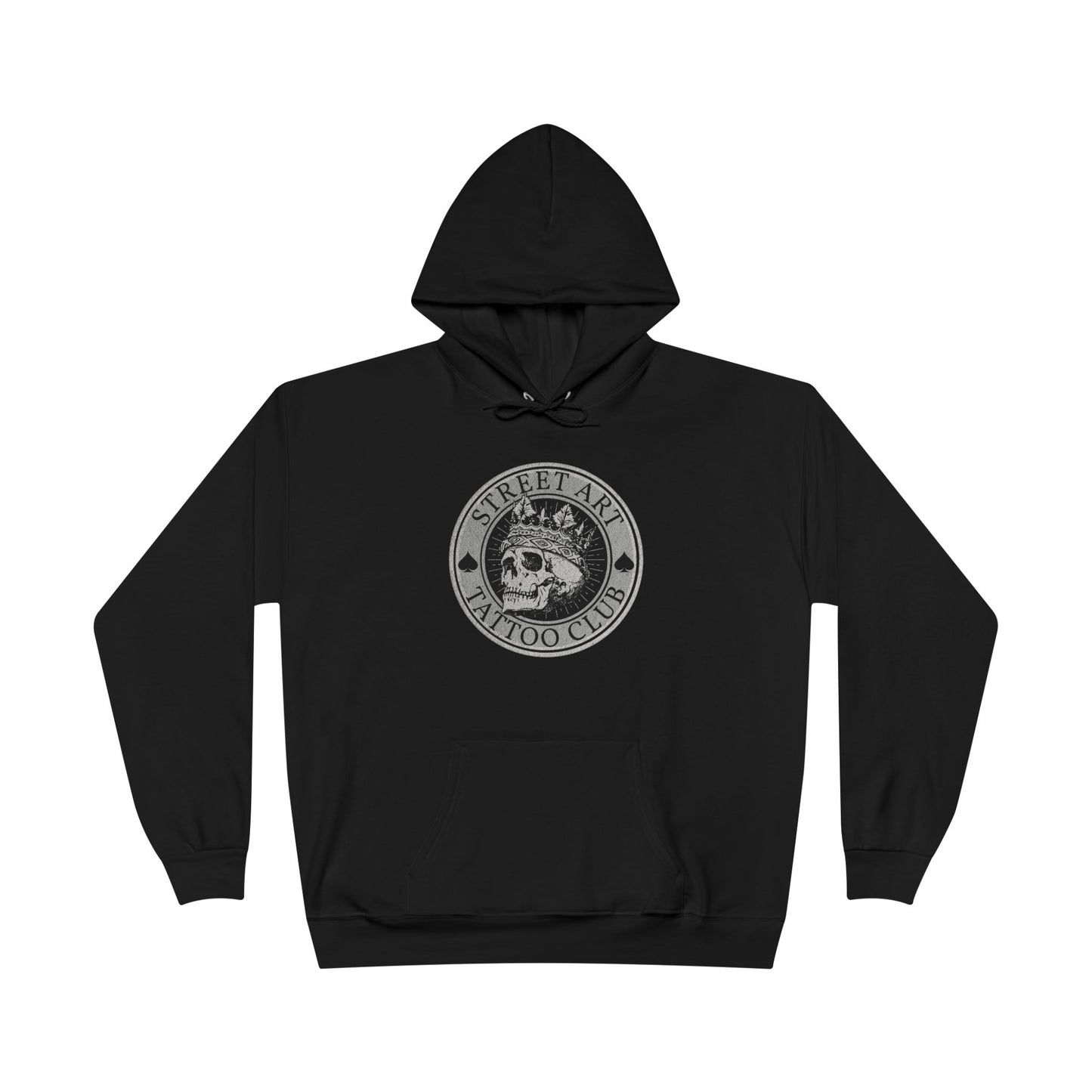 Street Art Tattoo Club Black Hoodie