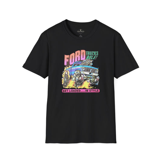 Vintage 1970's Ford Truck Black T-Shirt