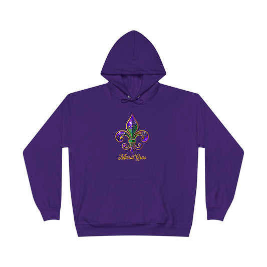 Mardi Gras Fleur De Lis Purple Hoodie