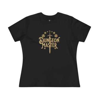 Dungeon Master Black Womens T-Shirt
