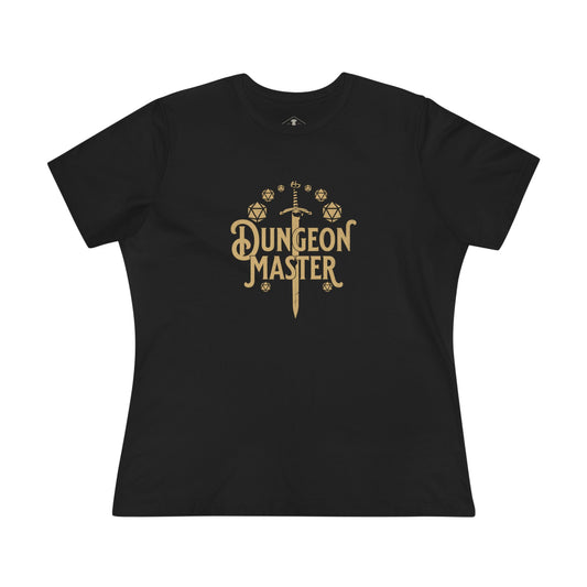 Dungeon Master Black Womens T-Shirt