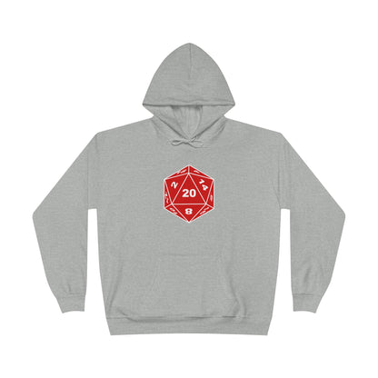 D&D Dice Grey Hoodie
