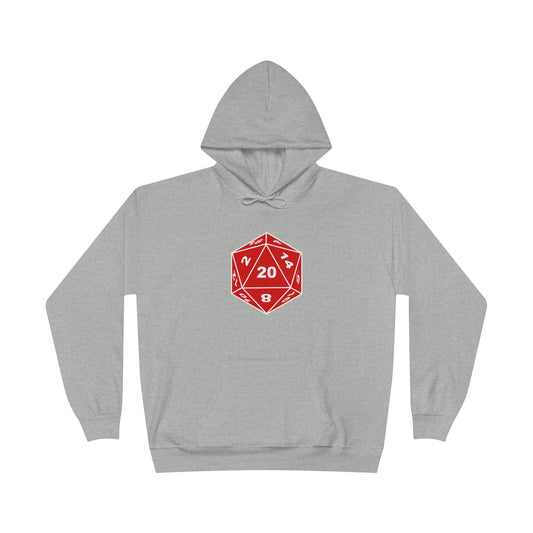 D&D Dice Grey Hoodie