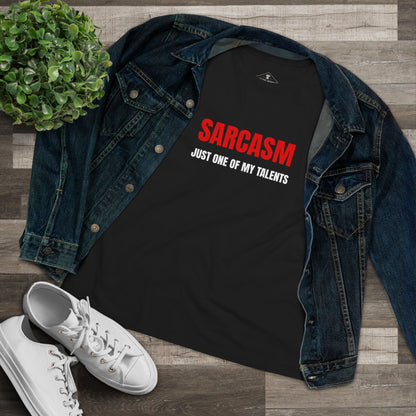 Sarcasm Just One Of My Talents Black Womens T-Shirt