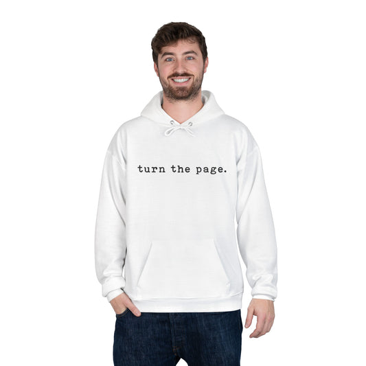 Turn The Page White Hoodie