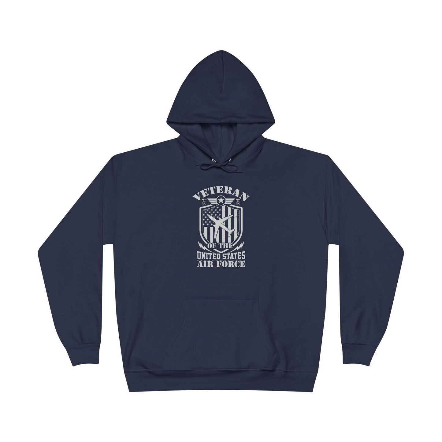 US Air Force Veteran Navy Blue Hoodie