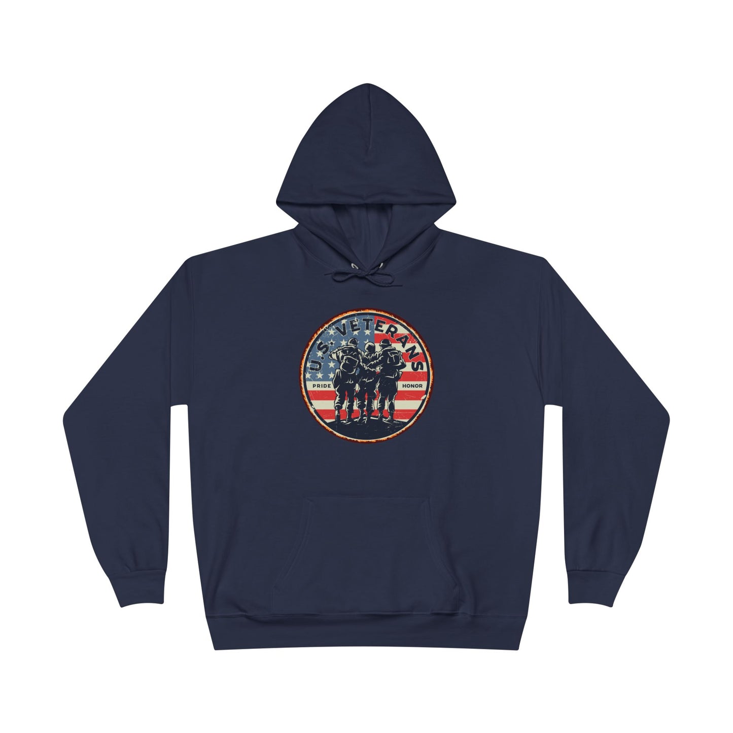 US Veterans Navy Blue Hoodie