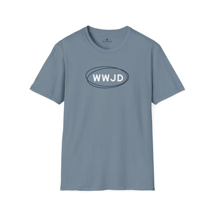 WWJD Slate Blue T-Shirt