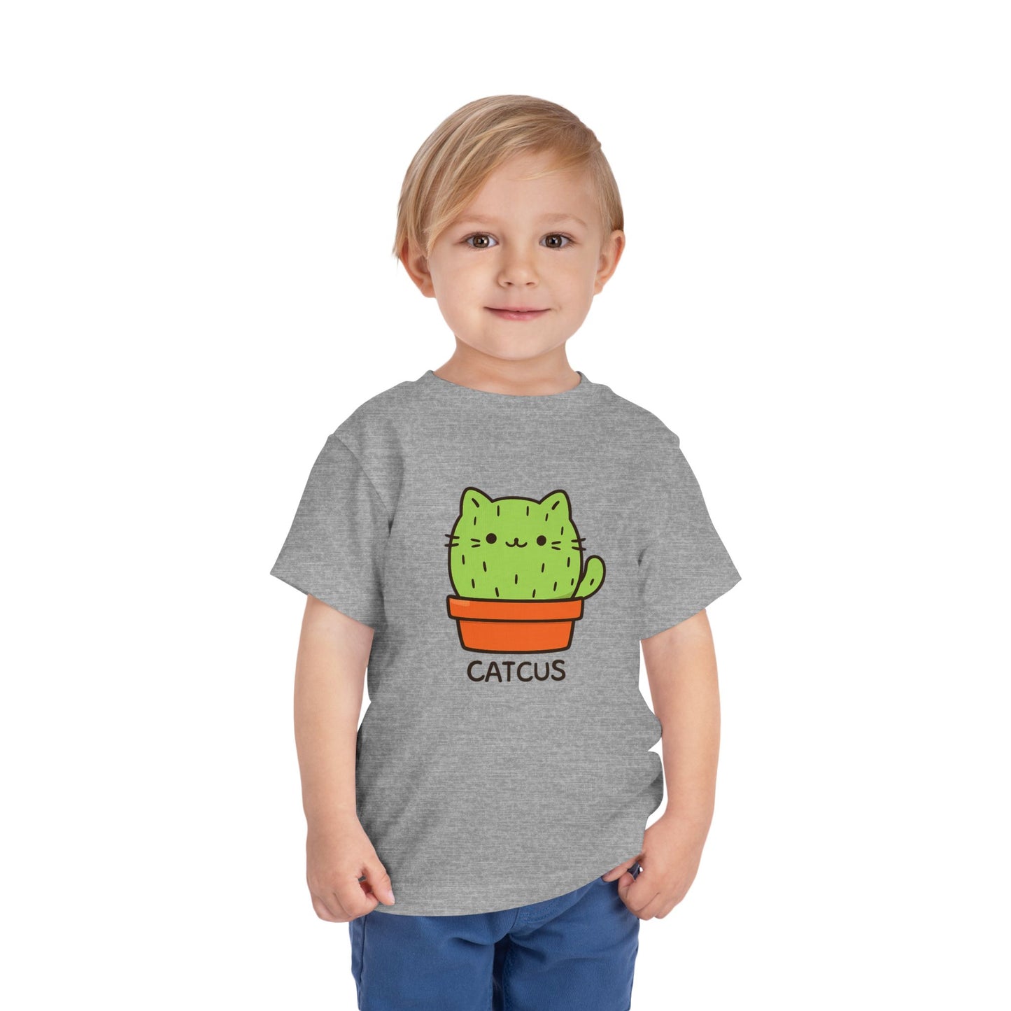 Catcus Grey Toddler T-Shirt